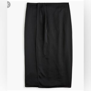 JCREW 365 fold over pencil skirt in Black Size 6